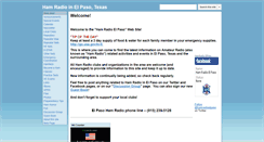 Desktop Screenshot of hamradioelpaso.com